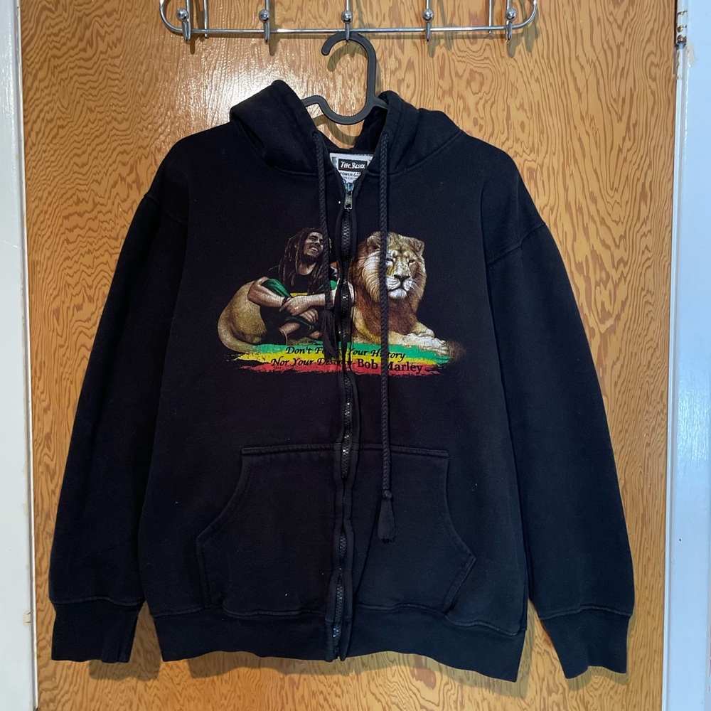 The Mountain Black Bob Marley Hoodie